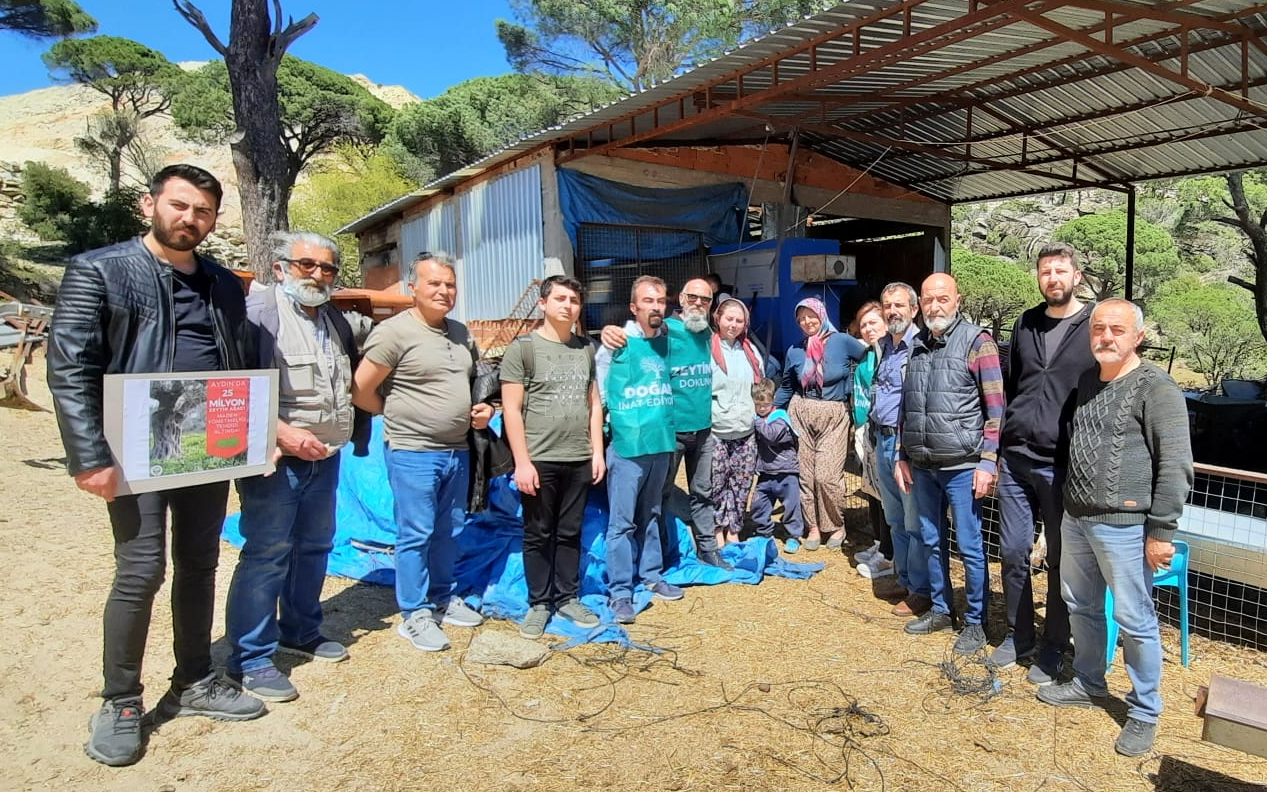 Aydın TİP Ekoloji'den maden ocağında eylem