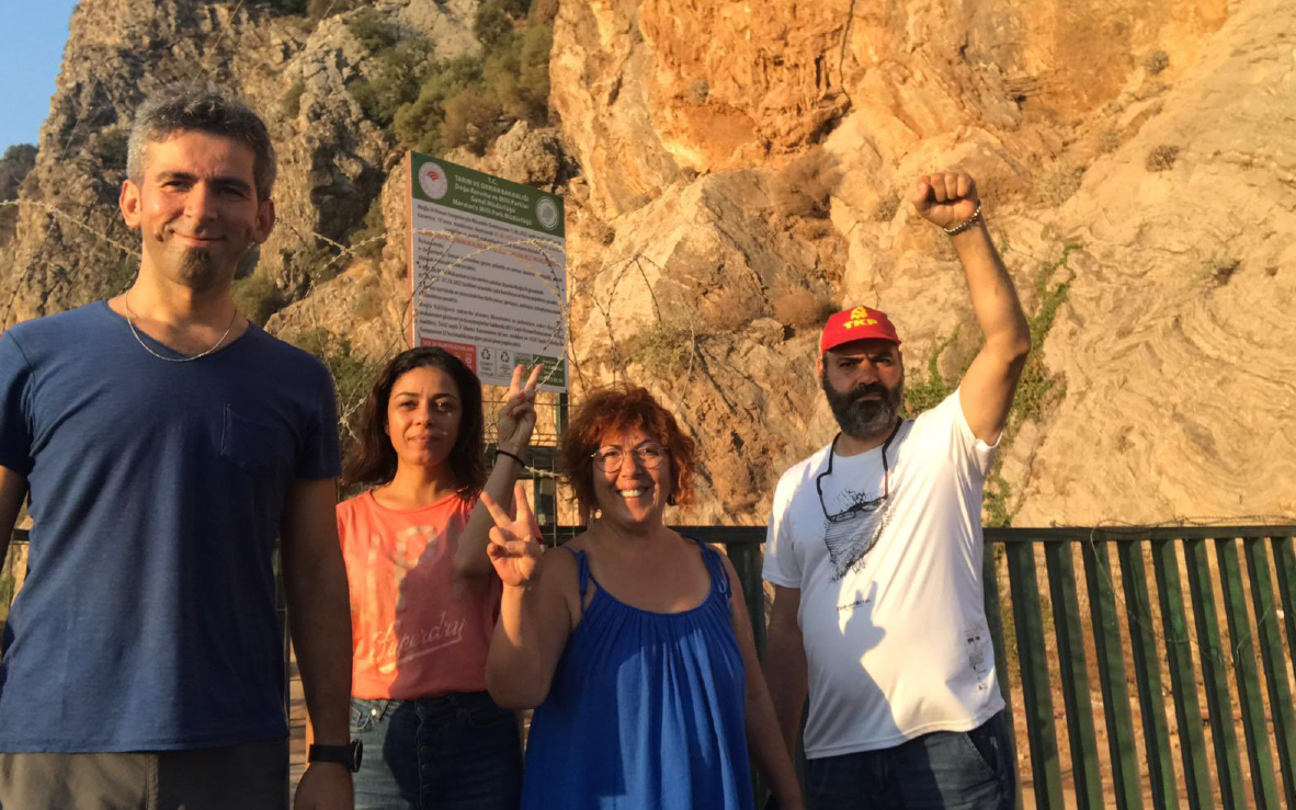 Sinpaş'ın talanına karşı Marmaris'te nöbet: 15 kişi gözaltına alındı