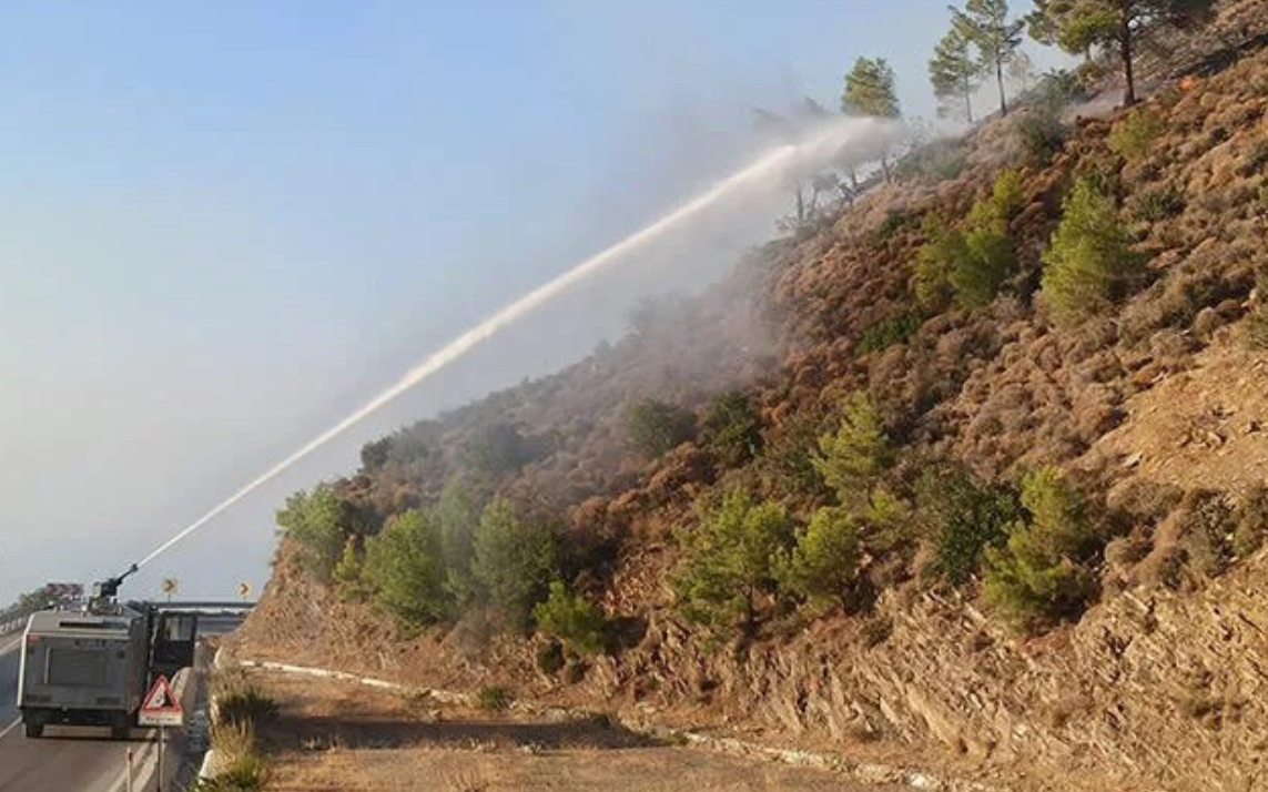 Mersin’deki orman yangını kontrol altına alındı