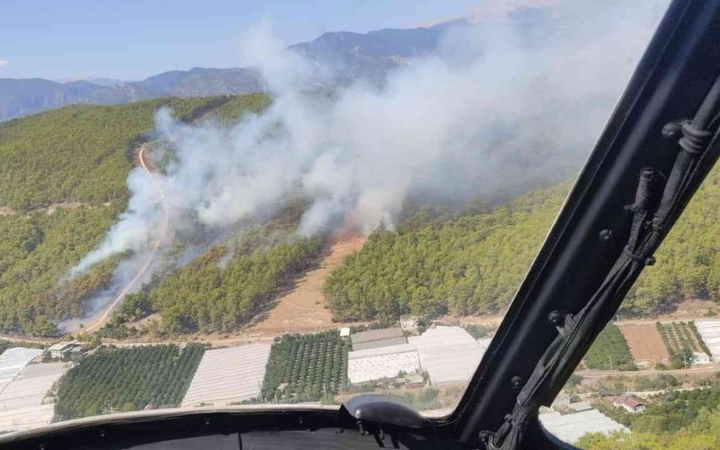 Antalya'da orman yangını