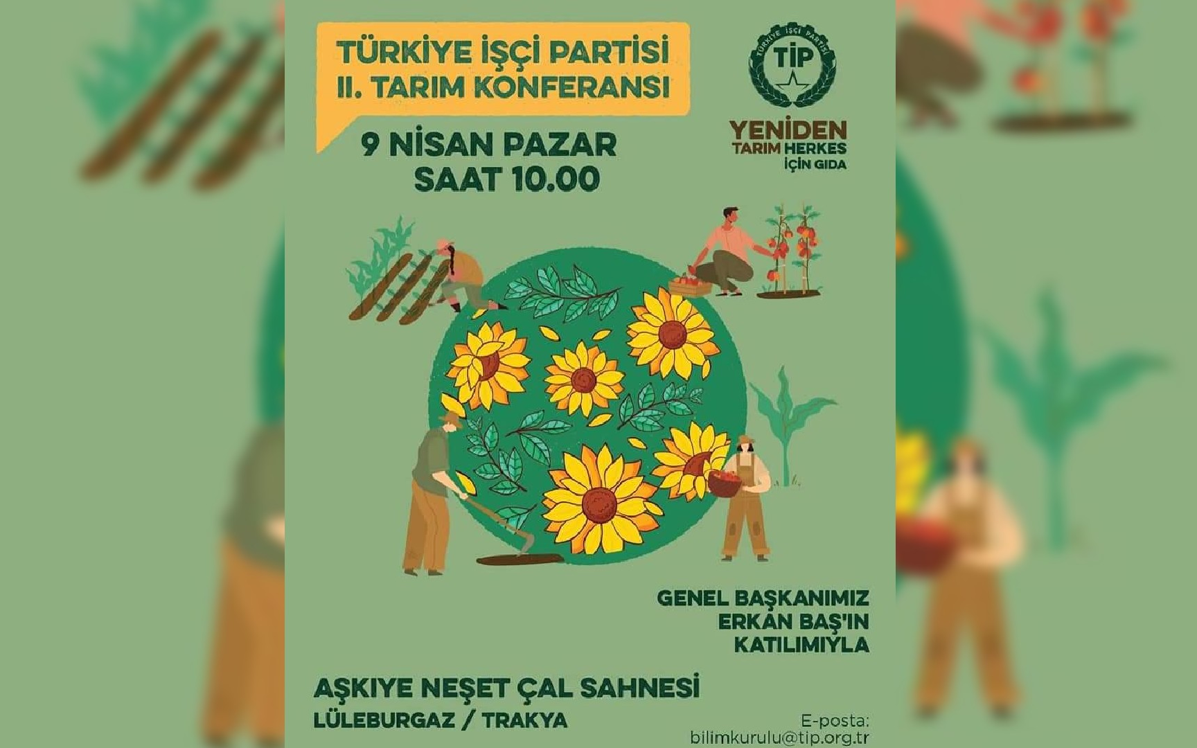 TİP II. Tarım Konferansı, Kırklareli’de toplanıyor