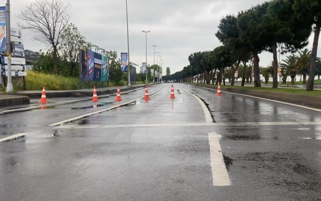 İstanbul'da bazı yollar trafiğe kapatıldı