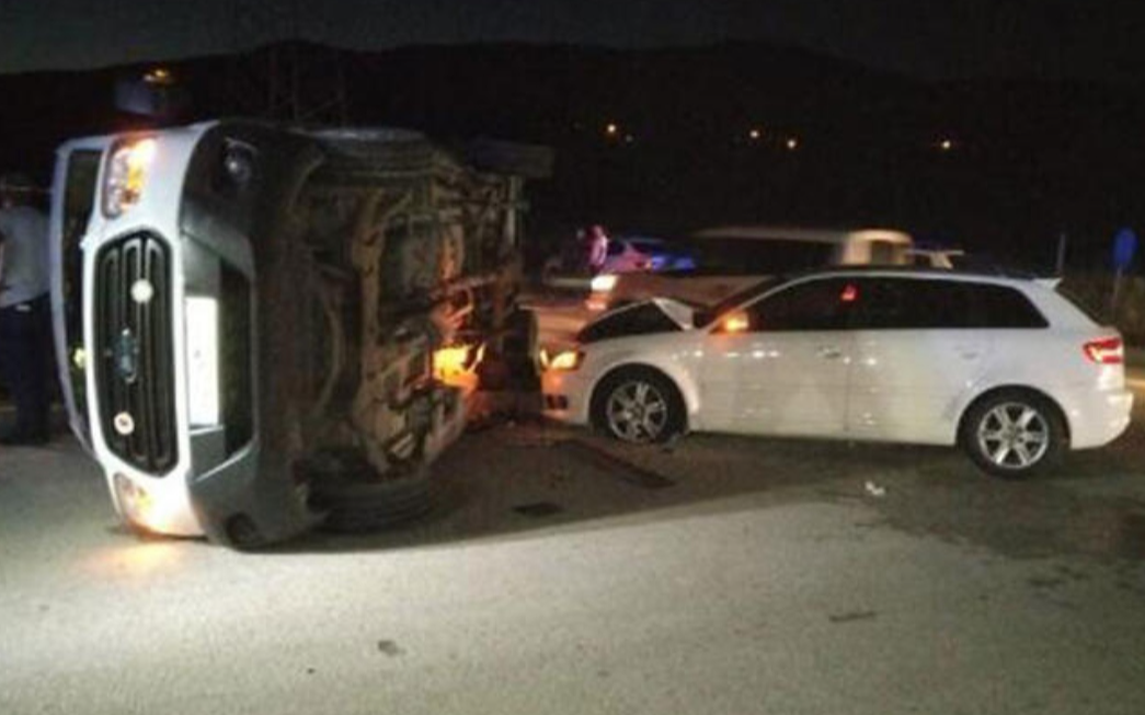 Amasya'da trafik kazası: 14 yaralı