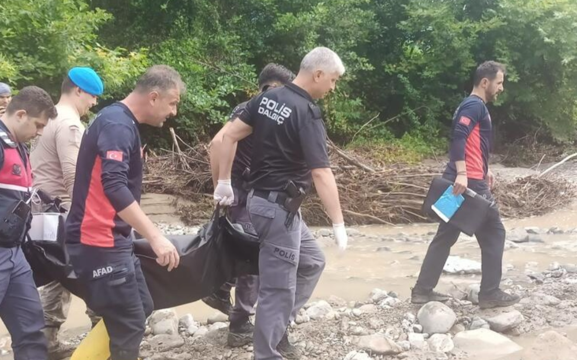 Samsun'da sele kapılan kadının cansız bedeni bulundu