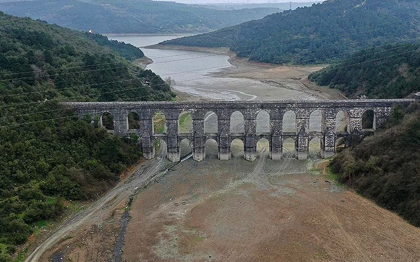 İstanbul'da barajlardaki doluluk oranı son 9 yılın en düşük seviyesinde