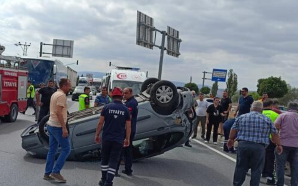 Amasya'da trafik kazası: Bir ölü, 8 yaralı