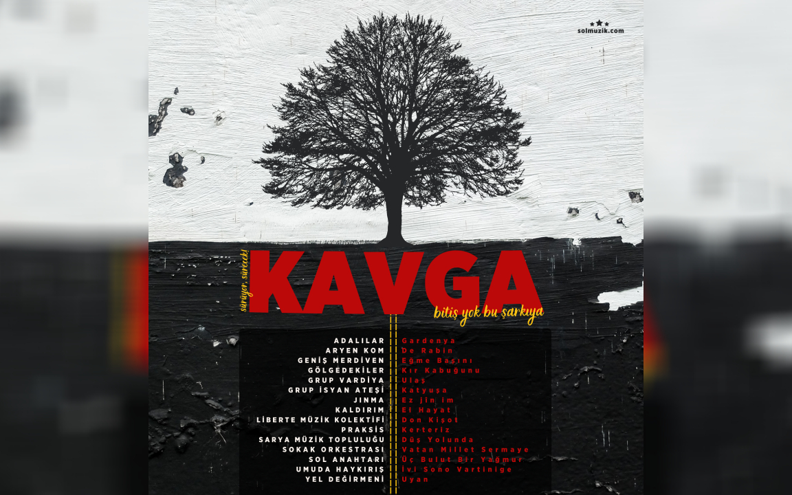 Devrimci müzik gruplarından ortak albüm: Kavga