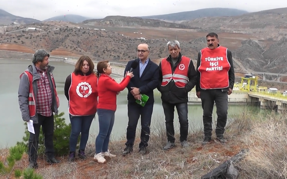 TİP MYK Üyesi Hakan Güneş İliç’te: ‘Bu cinayetin sorumlusu Erdoğan hükümetidir’