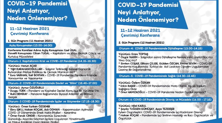 KODA'dan 'Covid-19 pandemisi neyi anlatıyor, neden önlenemiyor?' konferansı