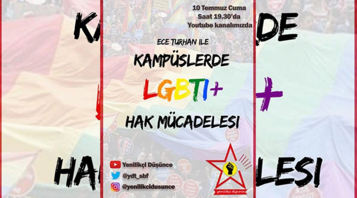 'Kampüslerde LGBTİ+ Hak Mücadelesi' etkinliği duyurusu yapan üniversite öğrencisine tehdit: 'Sizi yüksek çatılardan atacağız'